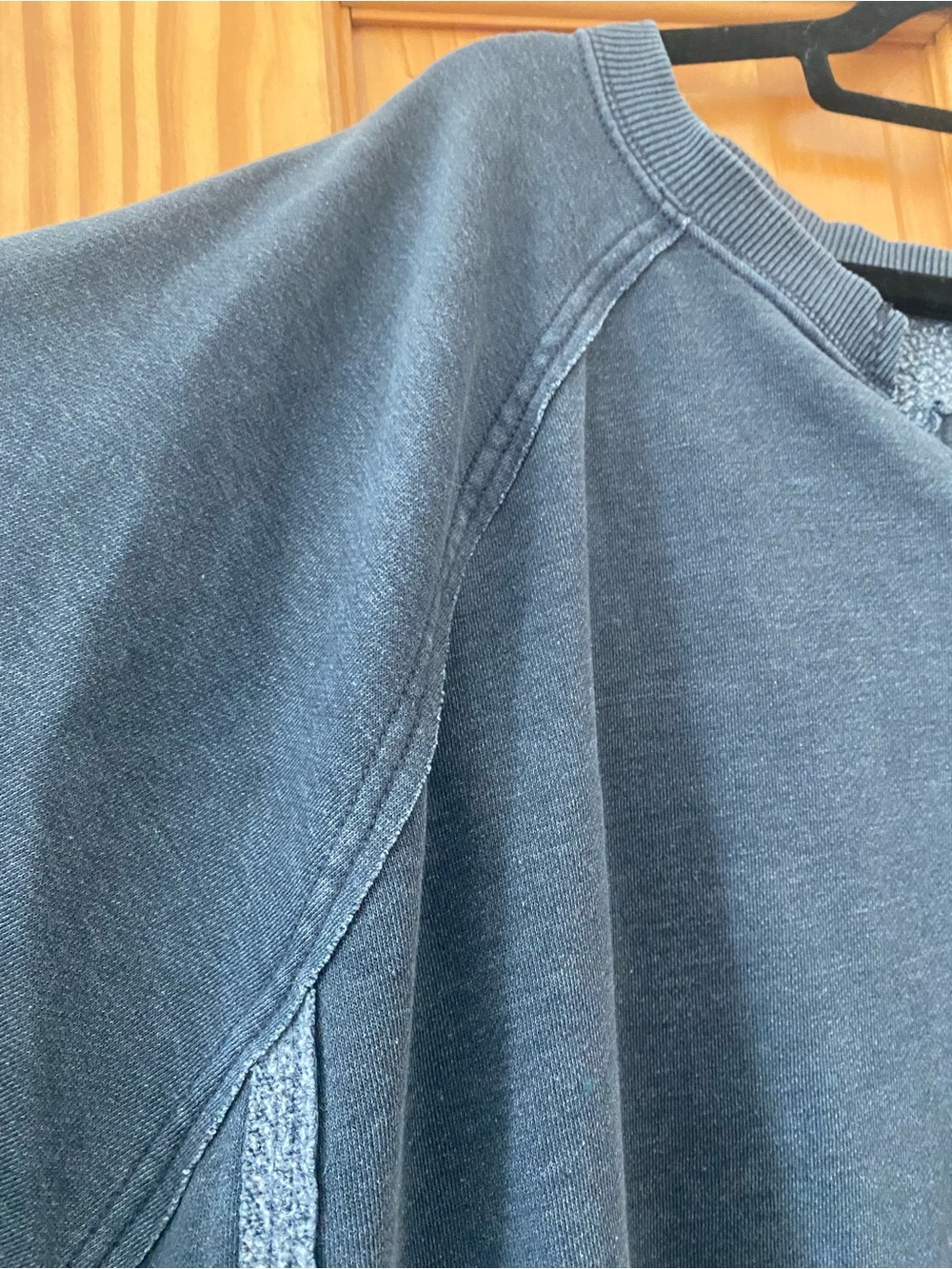 American Eagle Lived-In Oversized Raw Hem Sweatshirt XXL Charcoal Gray - Picture 6 of 11